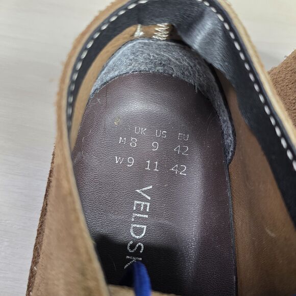 Veldskoen Heritage The J-Bay Leather Suede Chukka‎ Shoes Boots Men's Size 9 - Picture 7 of 12